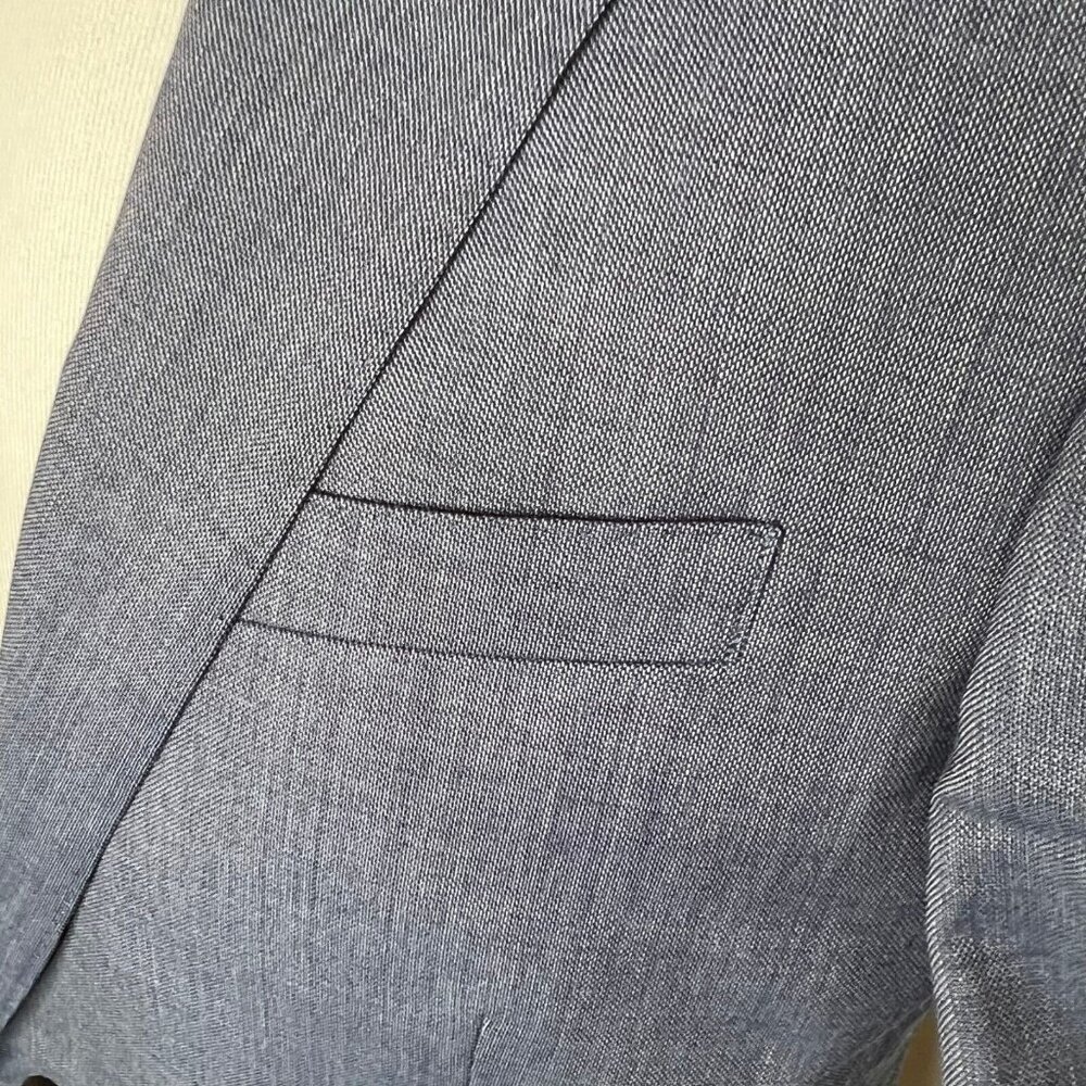 J.Crew $450 Ludlow suit jacket Italian stretch worsted wool blend 38R J3272 Blue - Picture 8 of 16
